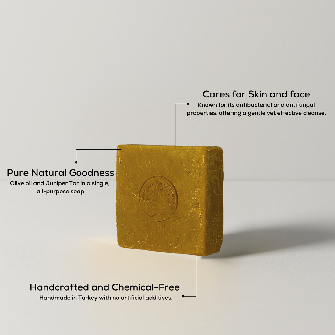 Natural Juniper Tar Handmade Soap
