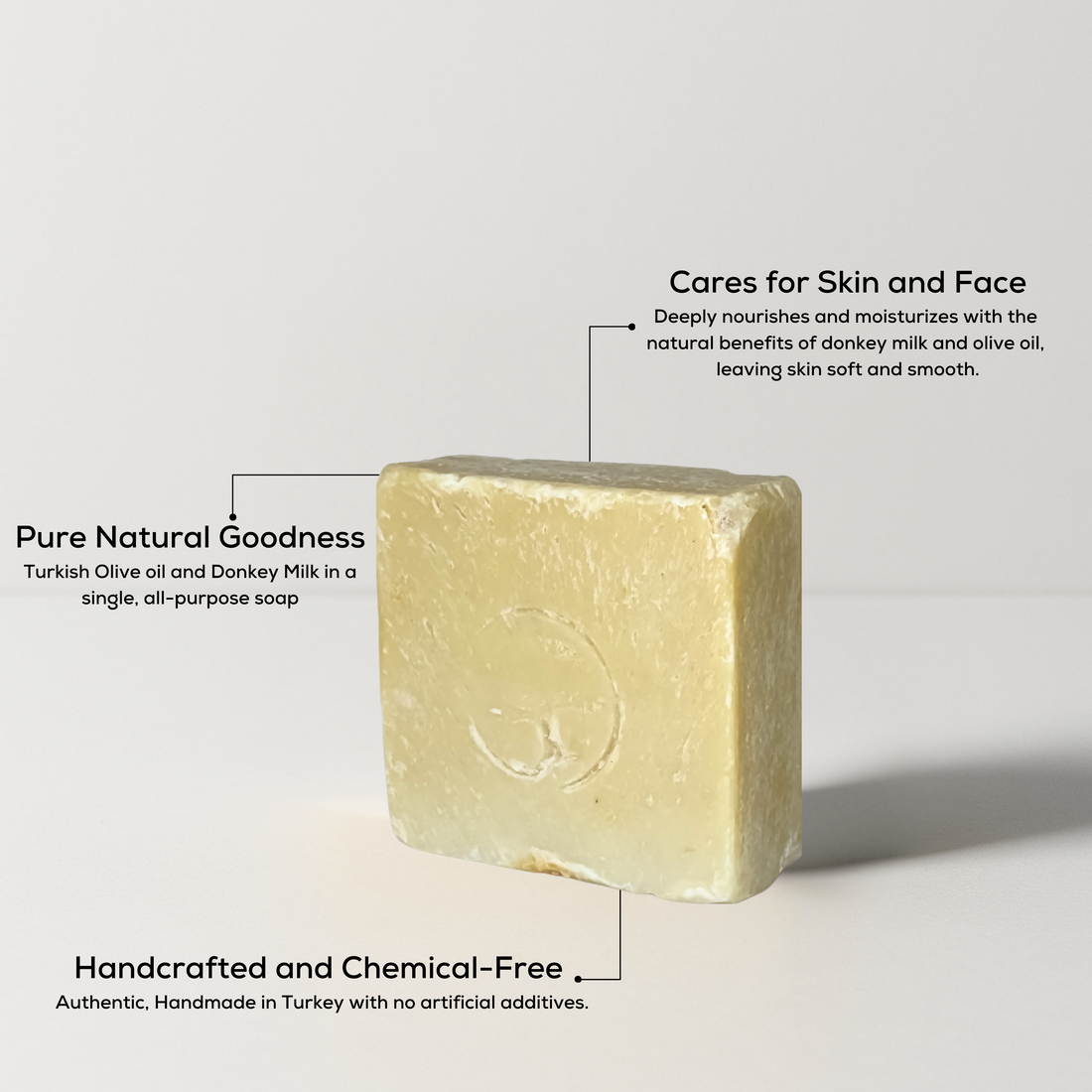 Natural Donkey Milk & Olive Oil Handmade Soap